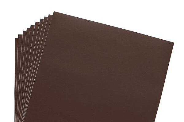 Brown Matte 12x12 10 Sheet Pack