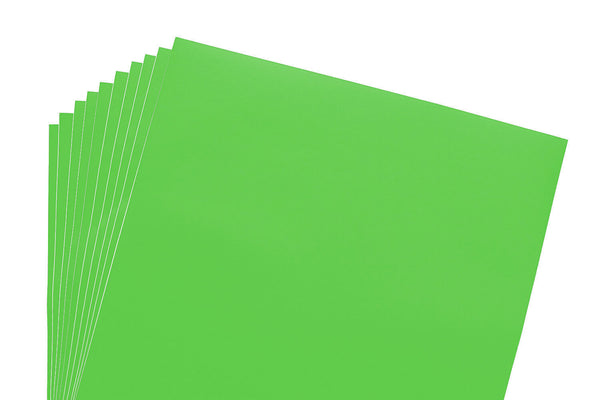 Lime Green Matte 12x12 10 Sheet Pack