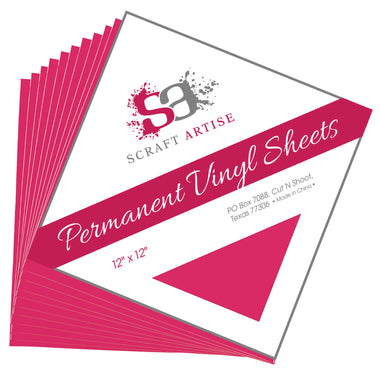 Dark Pink Matte 12x12 10 Sheet Pack