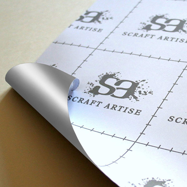 Silver Metallic Glossy 12x12 10 Sheet Pack