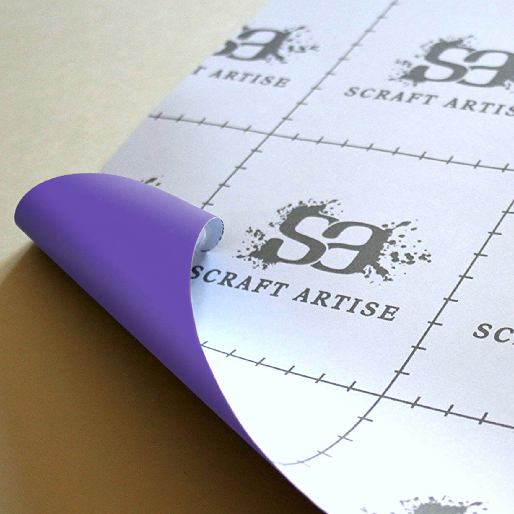Permanent Outdoor Vinyl Sheets Purple Matte by Scraft Artise