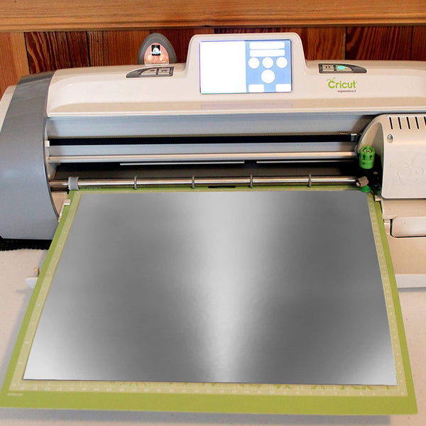 Silver Metallic Glossy 12x12 10 Sheet Pack