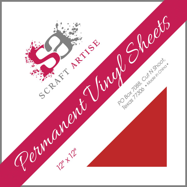 Red Matte 12x12 10 Sheet Pack