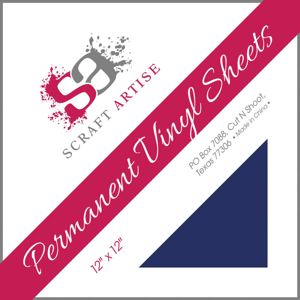 Navy Blue Matte 12x12 10 Sheet Pack