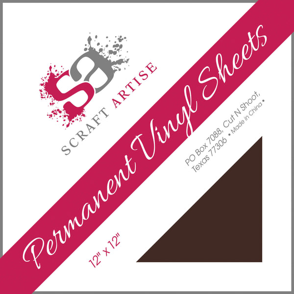 Brown Matte 12x12 10 Sheet Pack